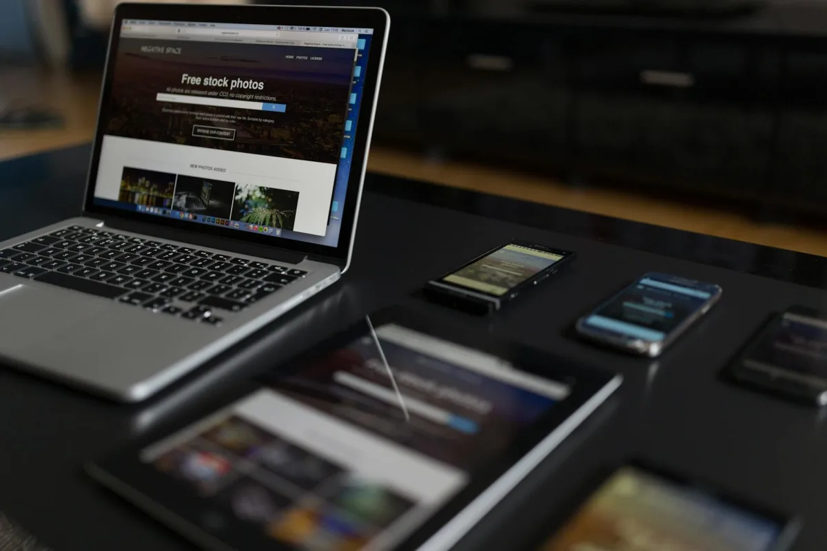 site internet professionnel gîte en vendée affiché sur ordinateur et smartphone